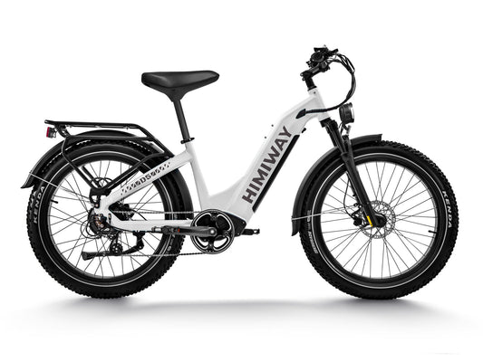 Himiway D5 Upgraded Step Through Fat Tire All-Terrain Long Range E-Bike